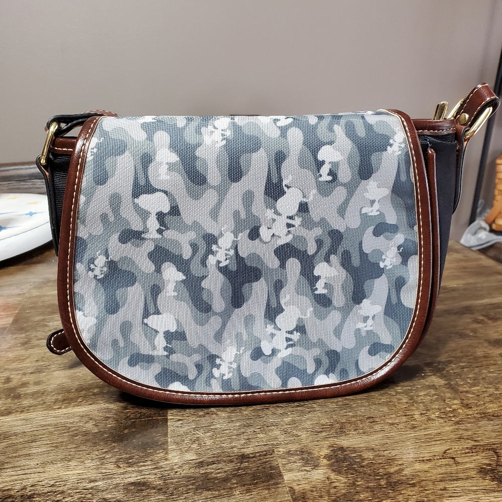 Snoopy Camo Women's Saddle Bag